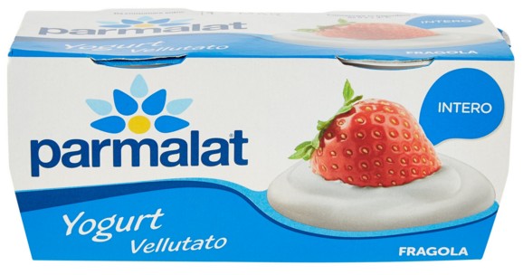 YOGURT PARMALAT FRAGOLA GR.125X2 VELLUTATO        