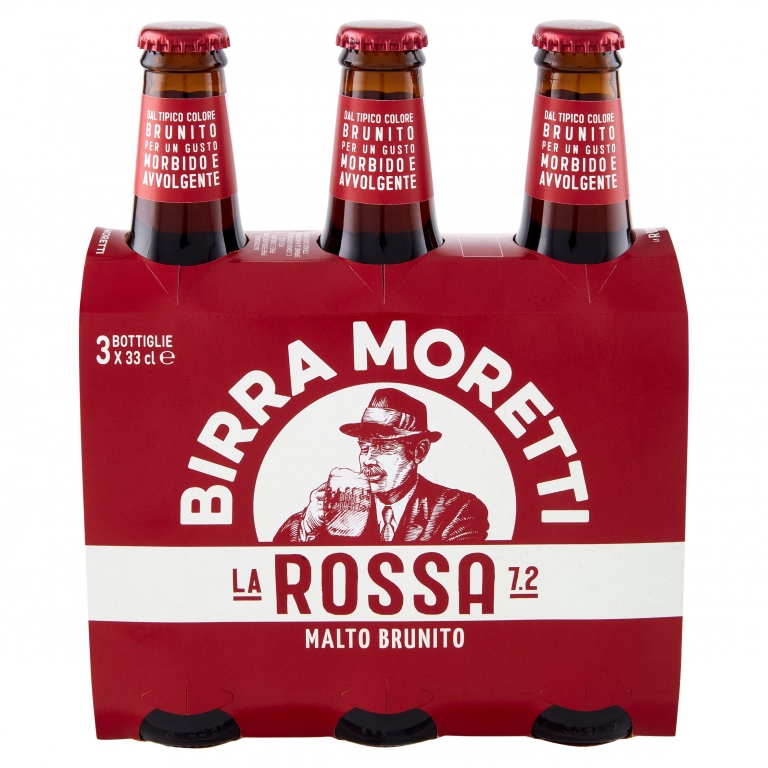 BIRRA MORETTI LA ROSSA CL.33X3                    