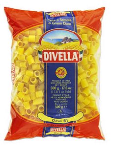 PASTA DIVELLA N.61 DITALI GR.500                  