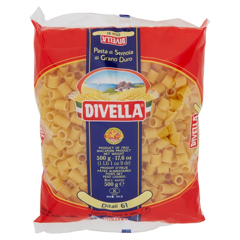 PASTA DIVELLA N.61 DITALI GR.500                  