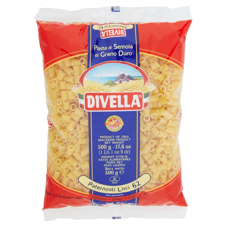 PASTA DIVELLA N.62 PATERNOSTI LISC GR500          