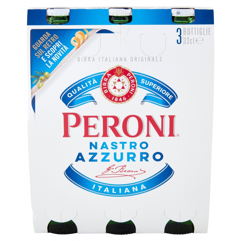 BIRRA NASTRO AZZ.CL.33X3                          