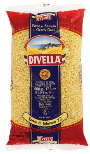 PASTA DIVELLA N.72 SEME DI MELONE GR.500          