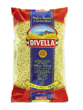 PASTA DIVELLA N.78BIS ACINI PEPE GR.500           