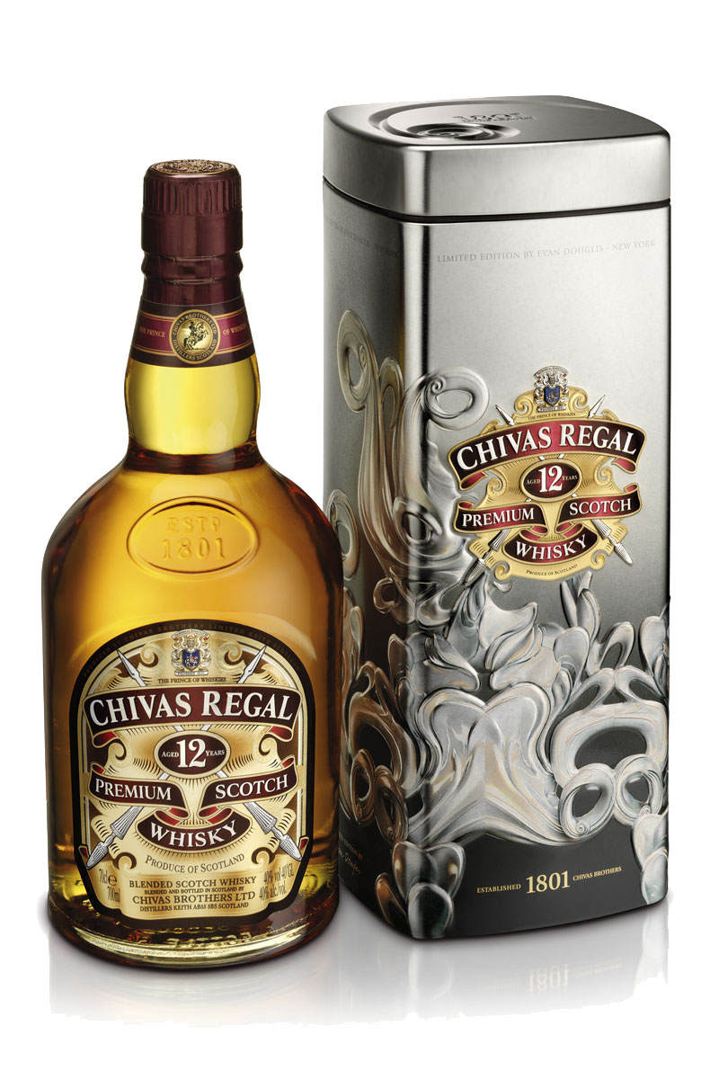 WHISKY CHIVAS REGAL CL.70 12 ANNI AST.            