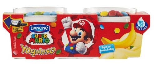 DANONE YOGOLOSO SUPERMARIO BANANA GR.110X2        