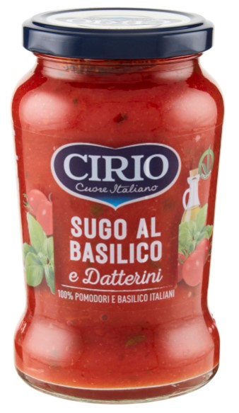 SUGO CIRIO AL BASILICO E DATTERINI GR.350         