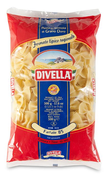 PASTA DIVELLA TIP.N.85 FARFALLE GR.500            