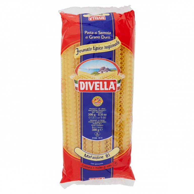 PASTA DIVELLA TIP.N.81 MAFALDINE GR.500           