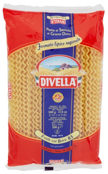 PASTA DIVELLA SPEC.N.83  FUS.BUCO GR.500          