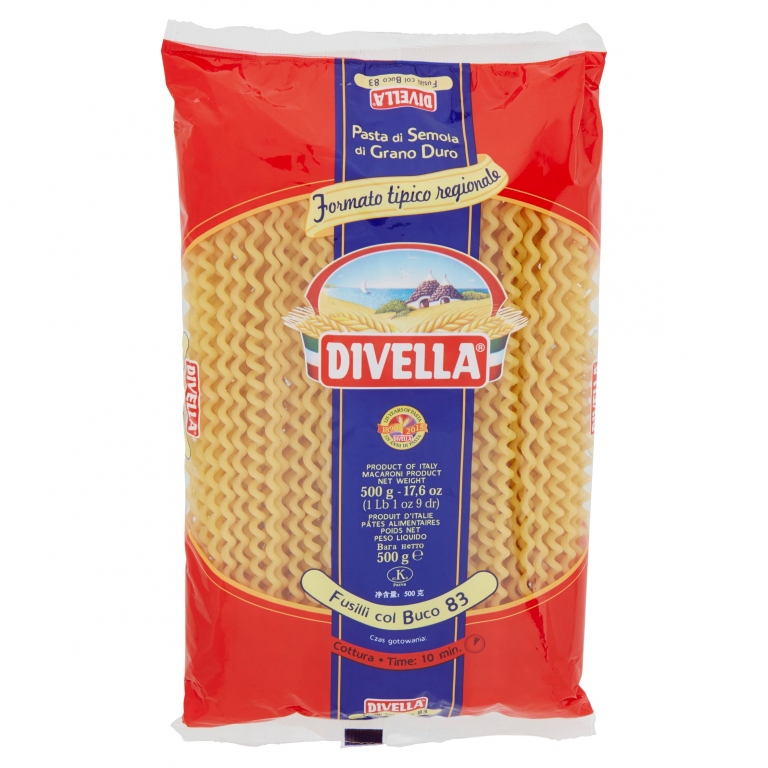 PASTA DIVELLA SPEC.N.83  FUS.BUCO GR.500          
