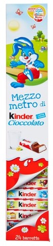 FERRERO KINDER MEZZO METRO T(8X3)X48              