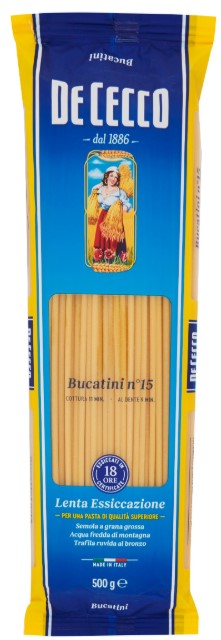 PASTA DE CECCO N.15 BUCATINI GR500                