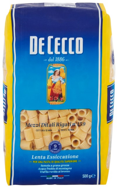 PASTA DE CECCO N.159 MEZZI DITALI RIG.G500        