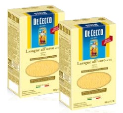 PASTA DE CECCO LASAGNE ALL'UOVO GR500             