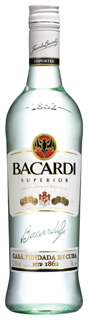 RUM BACARDI CARTA BLANCA SUPERIOR LT.1            