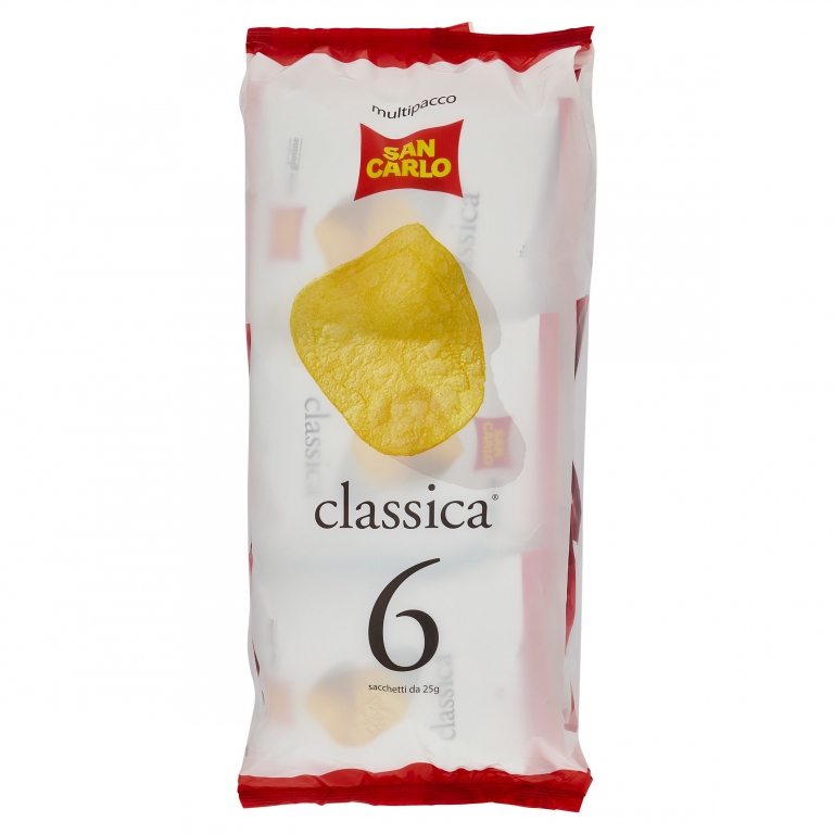 SAN CARLO PATATINA CLASSICA GR.25X6 MULTIPACK     