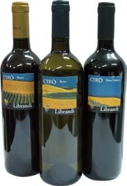 VINO CIRO' LIBRANDI B.CO DOC CL.75                