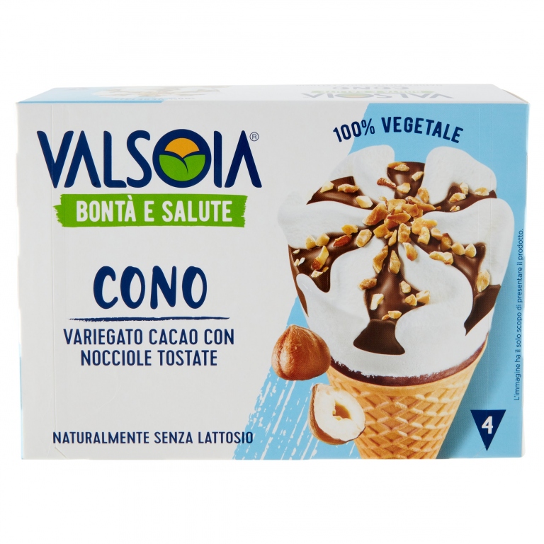 VALSOIA 4 CONI GELATO 300GR                       