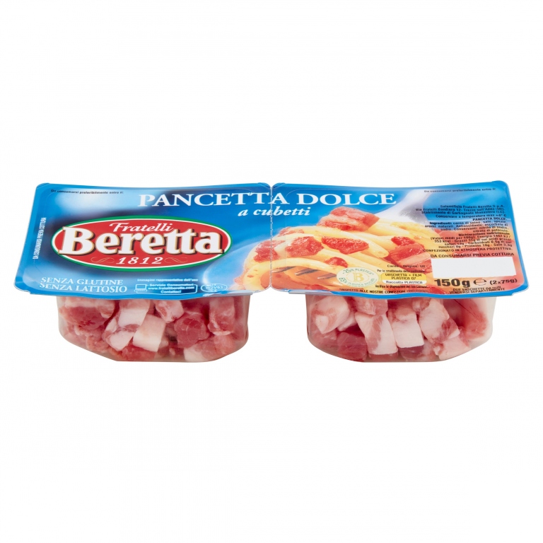 PANCETTA CUBETTI BERETTA DOLCE GR.150             