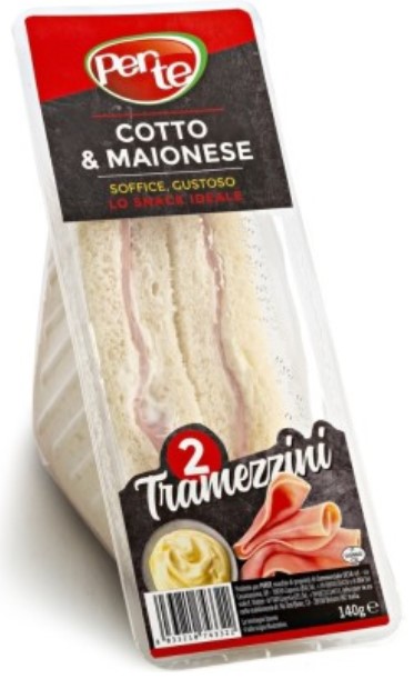 TRAMIZZINO COTTO MAIONESE PER TE 140GR            