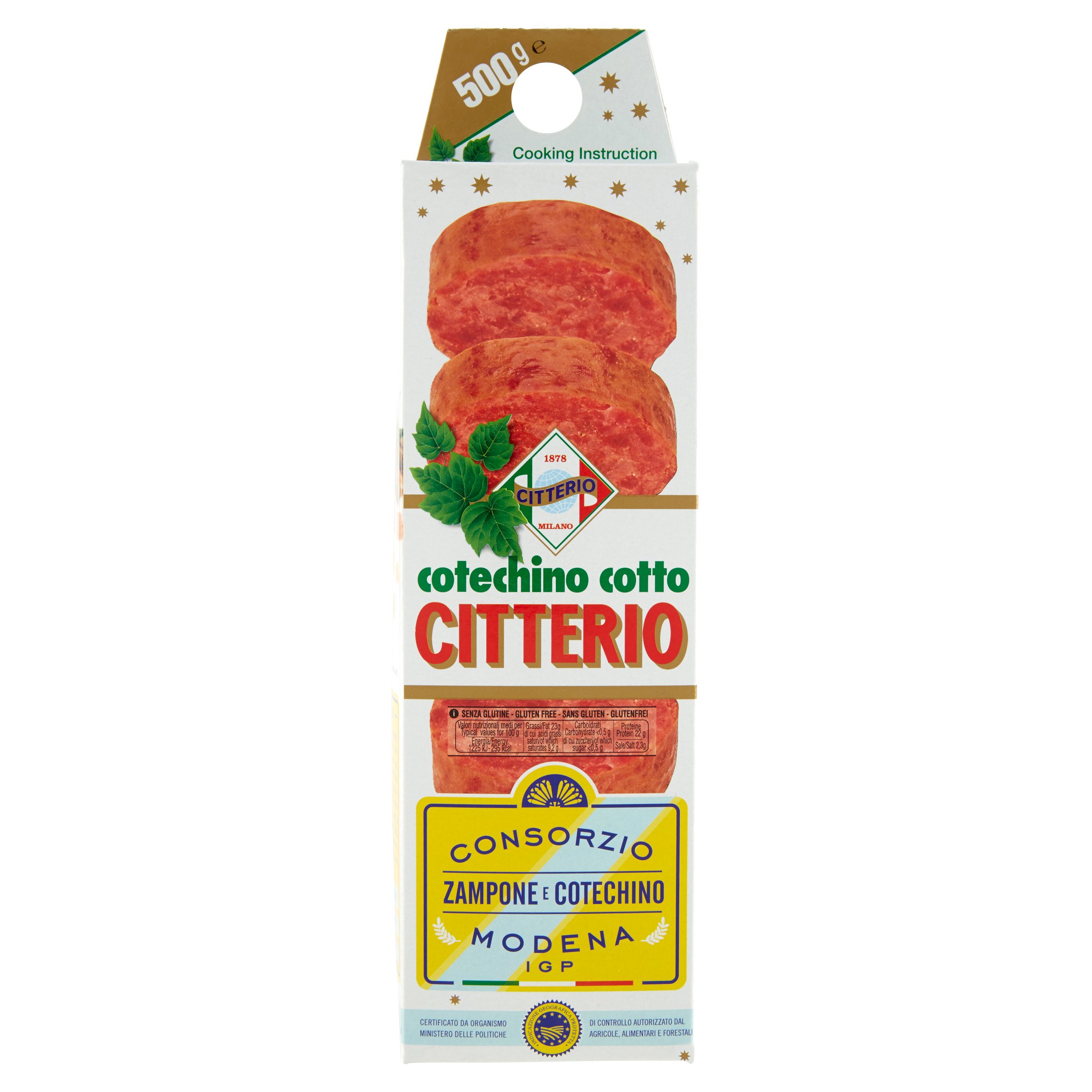 CITTERIO COTECHINO COTTO GR500                    