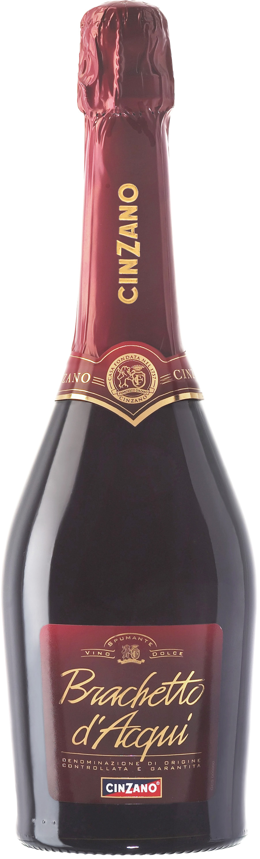 BRACHETTO D'ACQUI CINZANO DOCG CL.75              