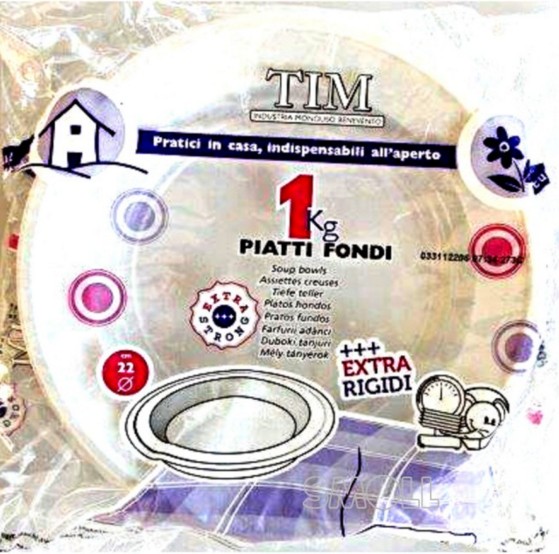 PIATTI TIM FONDI KG.1 SUPER RIGIDI                