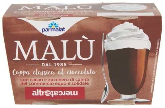 COPPA MALU CACAO GR.100X2 PARMALAT                