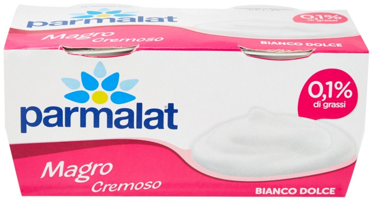 YOGURT PARMALAT 0,1% BIANCO GR.125X2 VELLUTATO    