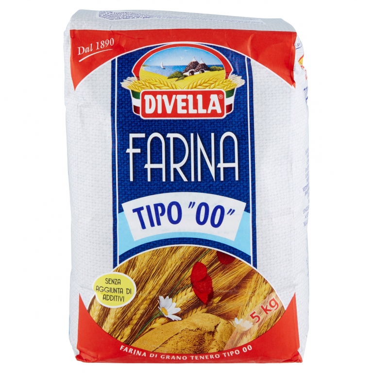 FARINA DIVELLA 00 GRANO TENERO KG.5               