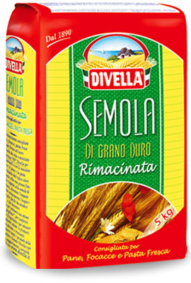 SEMOLA RIMACINATA DIVELLA KG.5 (VERDE)            