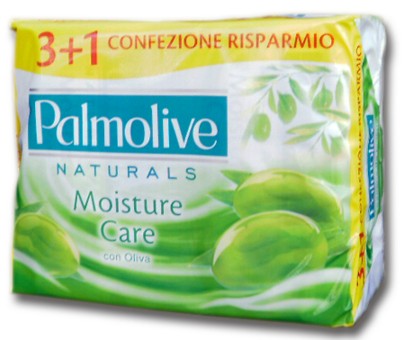 SAPONETTE PALMOLIVE GR.90X4 ORIGINAL VERDE        