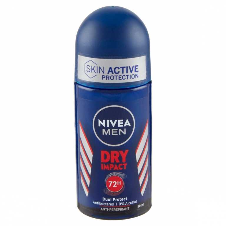 DEO NIVEA FOR MEN ROLL-ON DRY IMPACT ML.50        