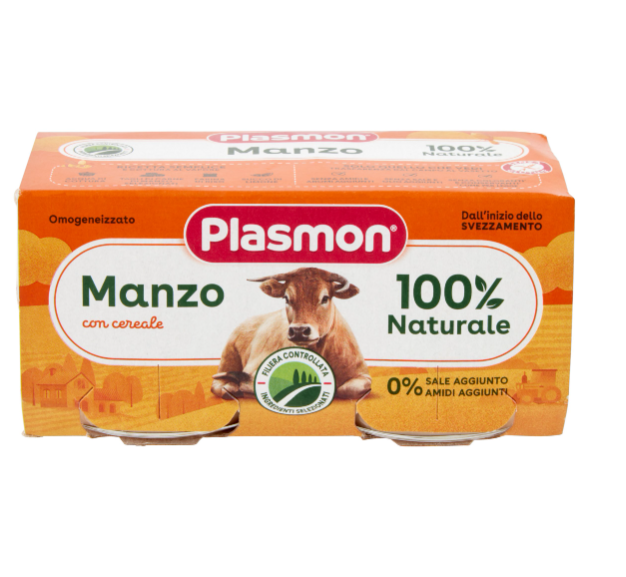 OMO PLASMON MANZO GR.80X2                         