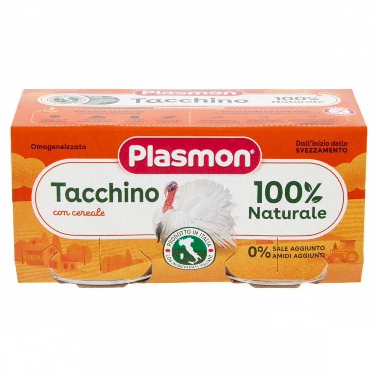 OMO PLASMON TACCHINO GR.80X2                      