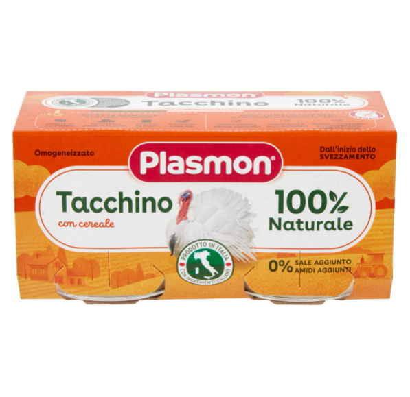 OMO PLASMON TACCHINO GR.80X2                      