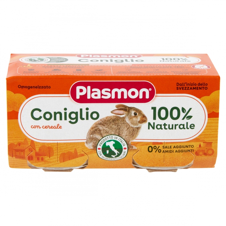 OMO PLASMON CONIGLIO GR.80X2                      