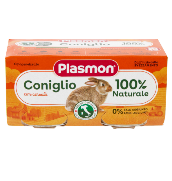 OMO PLASMON CONIGLIO GR.80X2                      