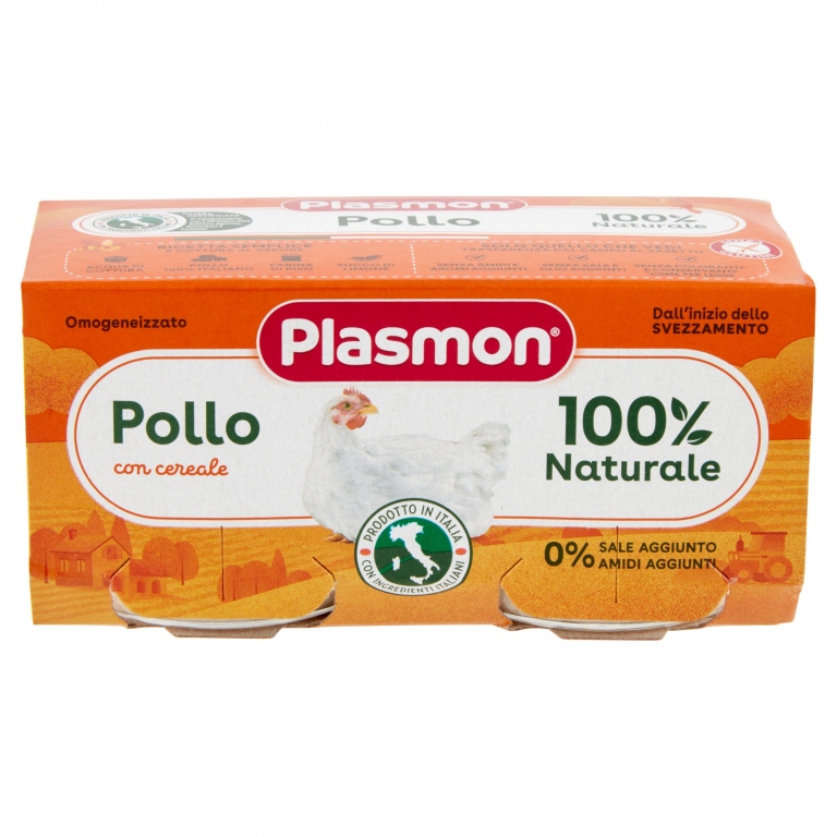 OMO PLASMON POLLO GR.80X2                         
