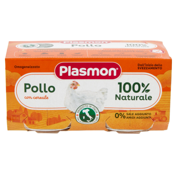 OMO PLASMON POLLO GR.80X2                         