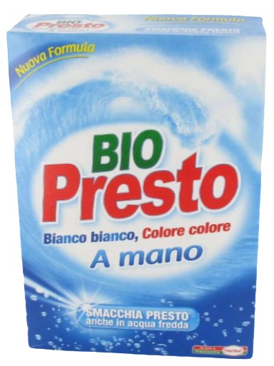 BIO PRESTO POLV.BUCATO A MANO 600 GR              