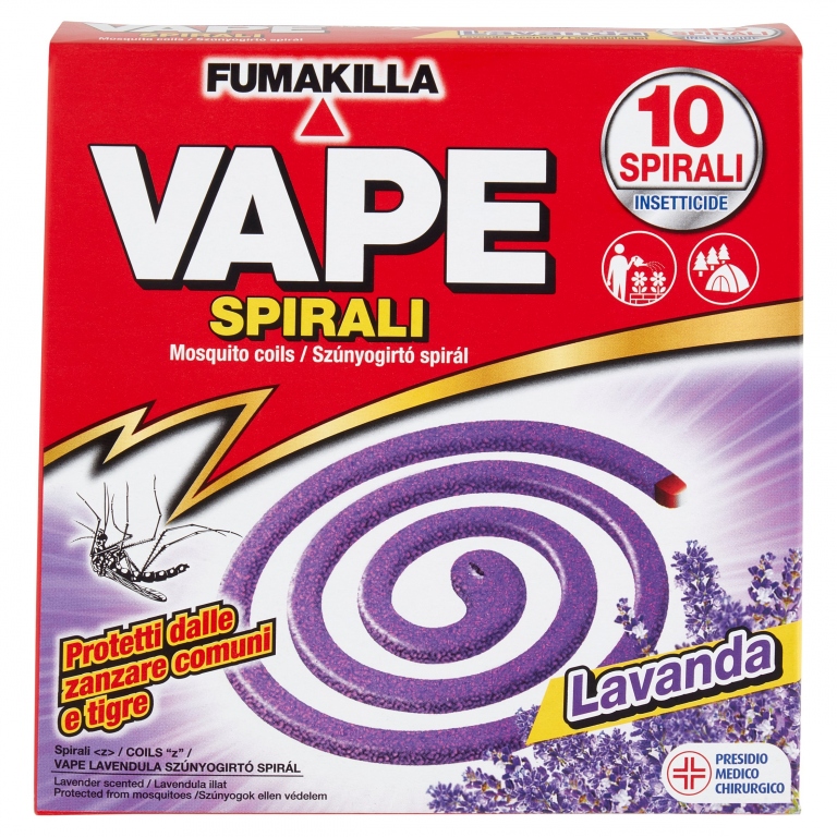VAPE SPIRALI PROFUMATE PZ.10                      