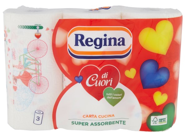 ASCIUGONI REGINA DI CUORI PZ.3                    