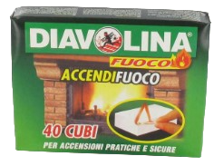 DIAVOLINA ACCENDIFUOCO 40 CUBETTI                 