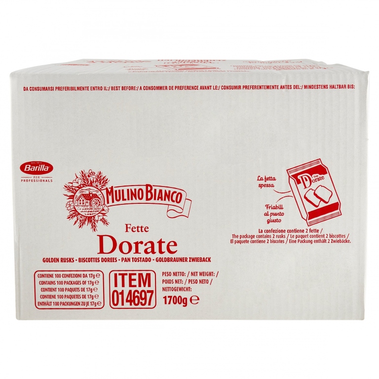 FETTE HOTEL DORATE M.BIANCO X2 X100               