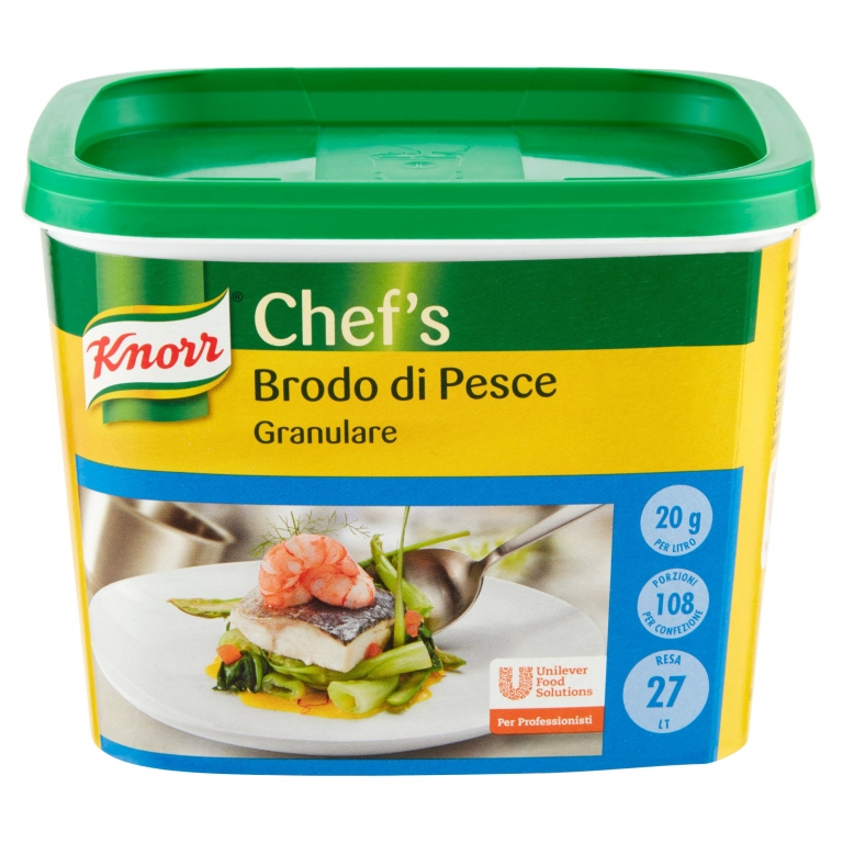 BRODO KNORR PESCE GR.550 GLUTEN FREE              