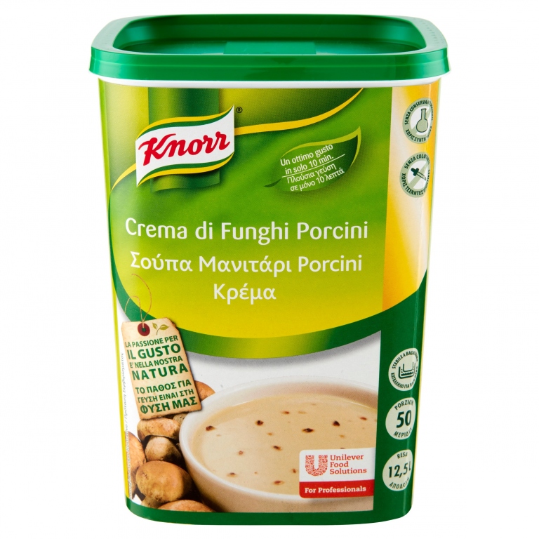 KNORR CREMA C/FUNGHI PORC.GR.850                  