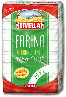 FARINA DIVELLA 00 SACCO KG.25                     