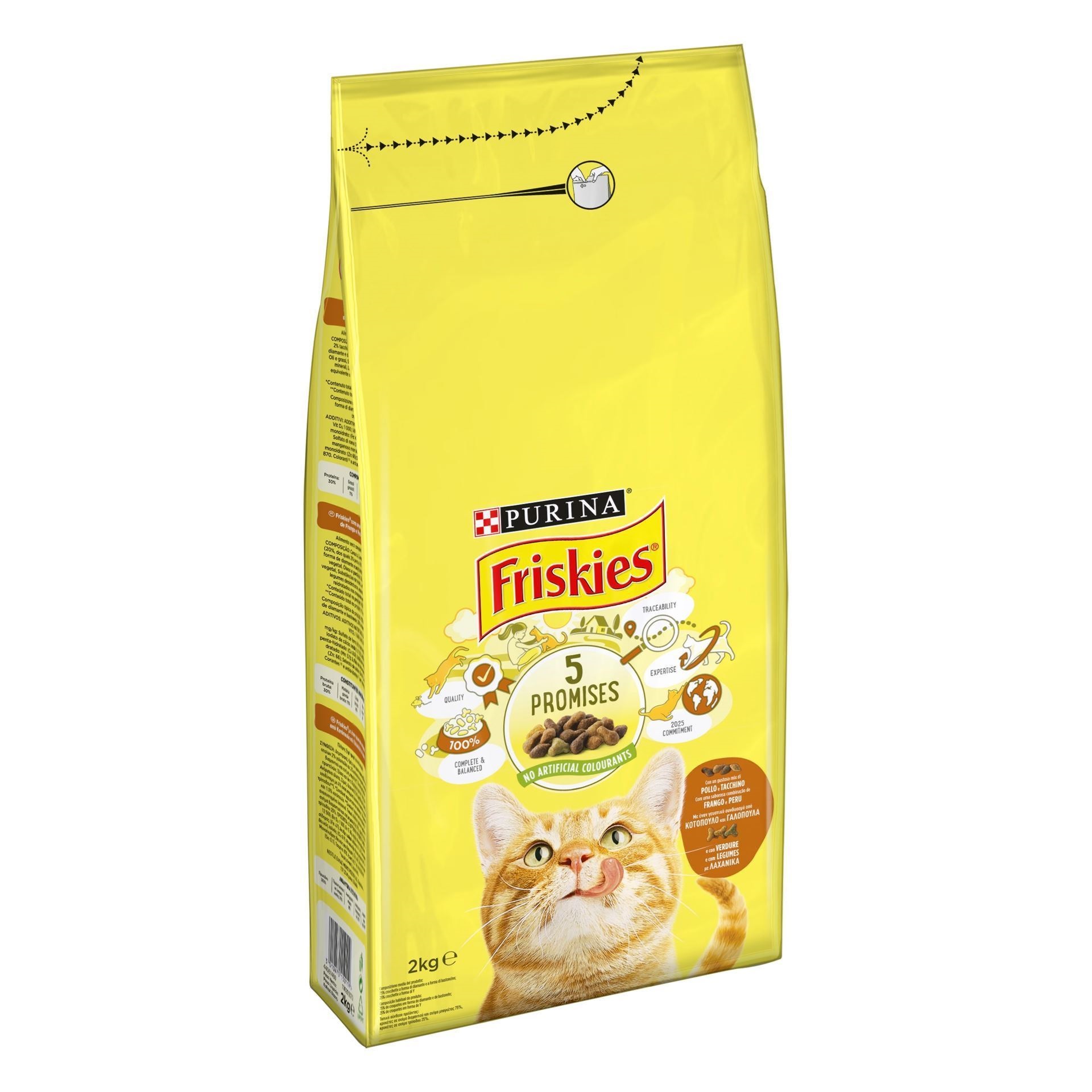 FRISKIES GATTO SECCO KG.2 POL/TAC/OLIVE           
